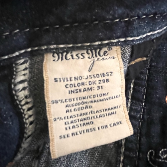 MISS ME SIGNATURE SKINNY WOMENS JEANS Sz 30 - Picture 10 of 15